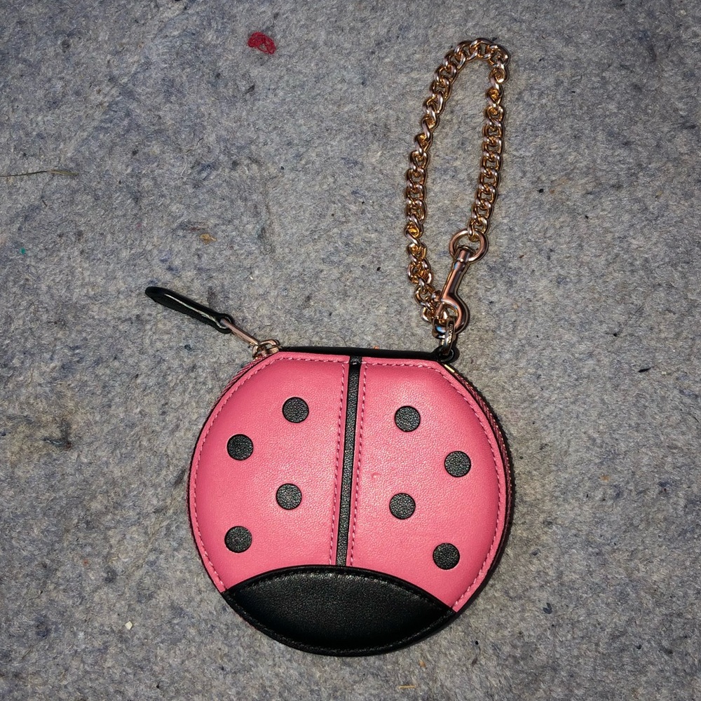 coach ladybug wristlet
